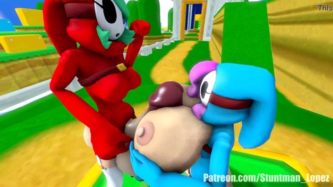 肛交高潮, 女人干女人, 3d双性人