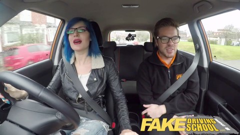 Ass fuck, driving lesson, in the arse