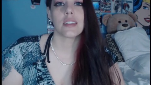 Pearl necklaces bring the fun in this POV scene with a hot mom